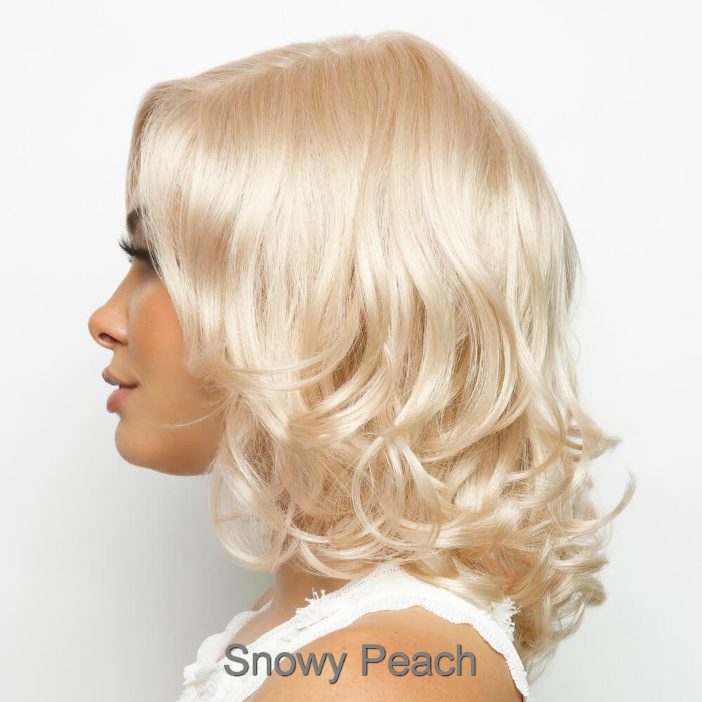 Clara by Orchid wig in Snowy Peach Image 5