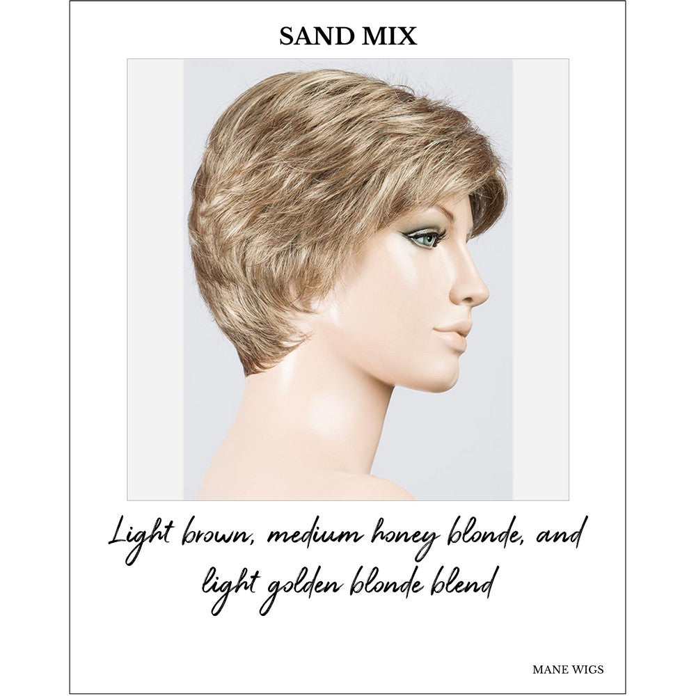 Estate by Ellen Wille in Sand Mix-Light brown, medium honey blonde, and light golden blonde blend