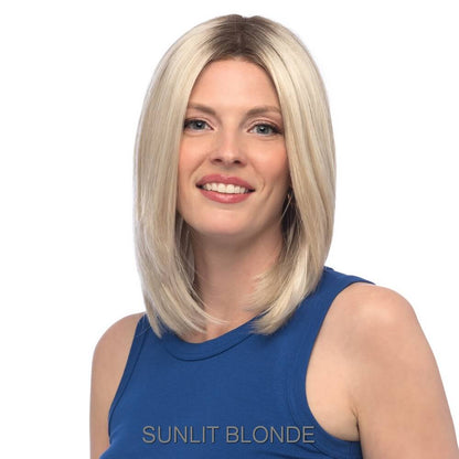 Fallon by Estetica wig in SUNLIT BLONDE Image 4