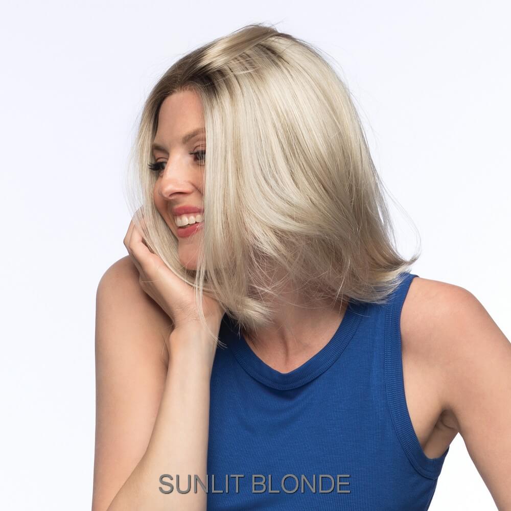 Fallon by Estetica wig in SUNLIT BLONDE Image 7