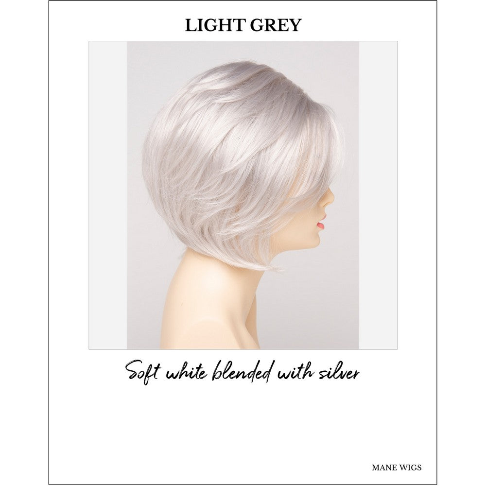 Juliet wig by Envy in Light Grey-Soft white blended with silver