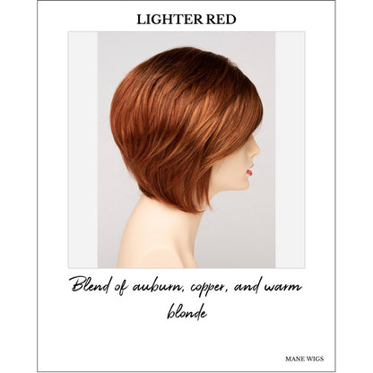 Juliet wig by Envy in Lighter Red-Blend of auburn, copper, and warm blonde