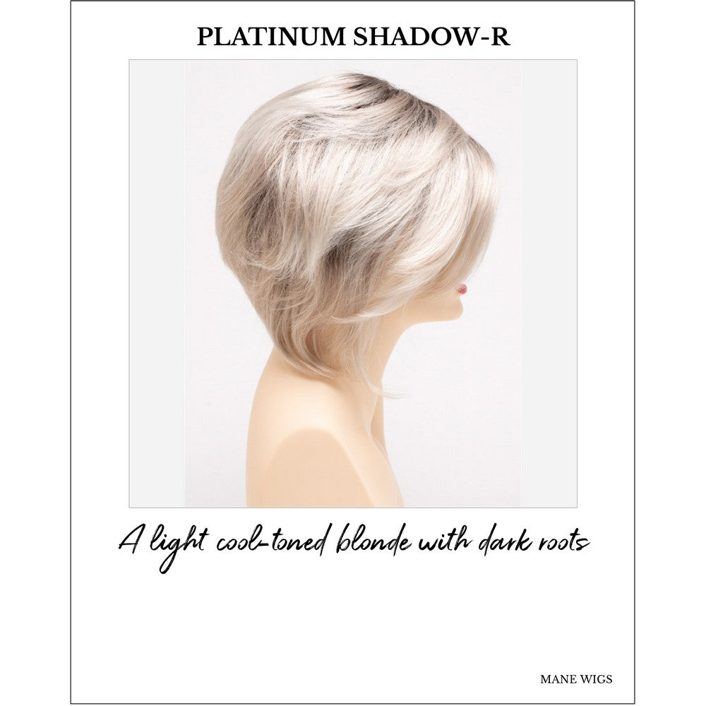 Juliet wig by Envy in Platinum Shadow-R-A light cool-toned blonde with dark roots