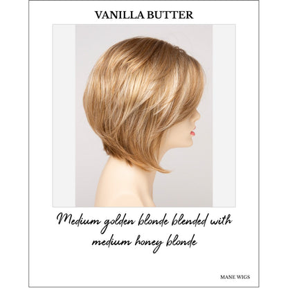 Juliet wig by Envy in Vanilla Butter-Medium golden blonde blended with medium honey blonde