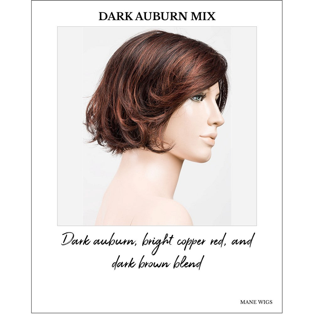 Like Mono Part by Ellen Wille in Dark Auburn Mix-Dark auburn, bright copper red, and dark brown blend