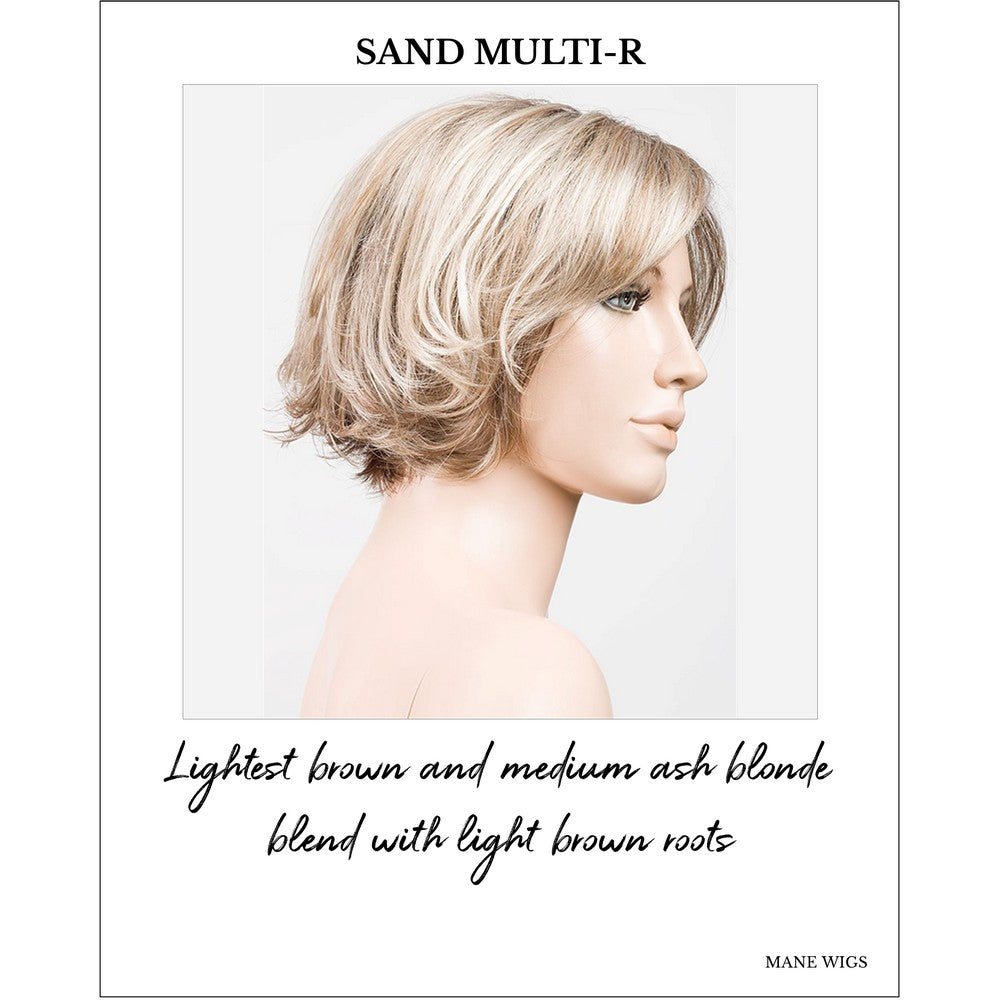 Like Mono Part by Ellen Wille in Sand Multi-R-Lightest brown and medium ash blonde blend with light brown roots