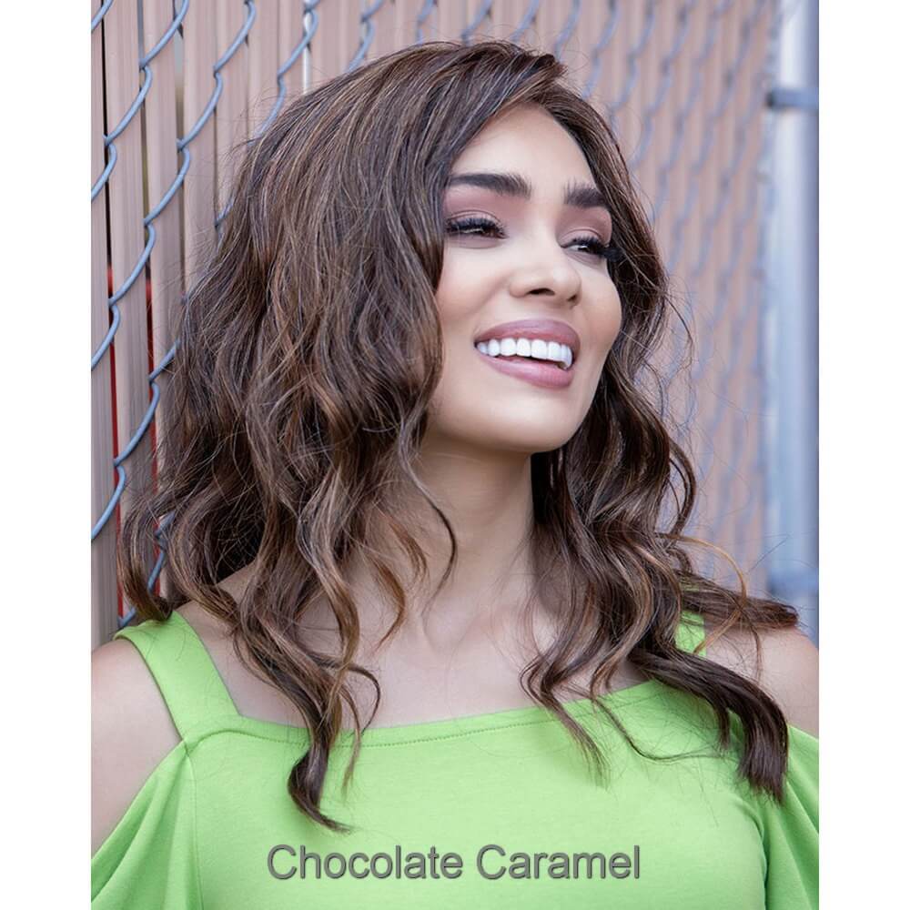 Maya by Envy wig in Chocolate Caramel Image 6