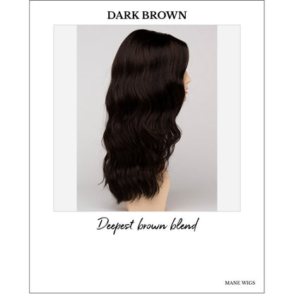 Maya wig by Envy in Dark Brown-Deepest brown blend