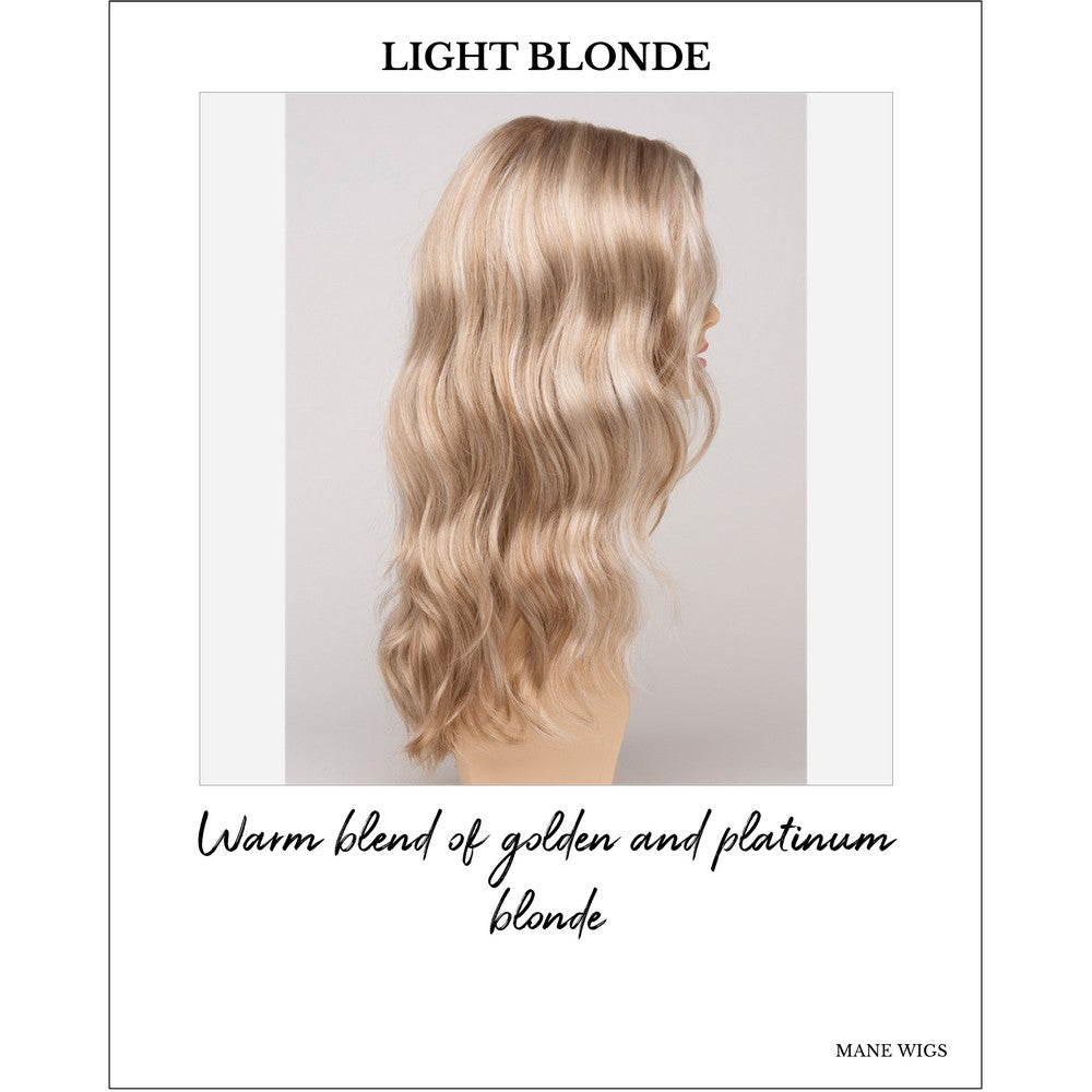 Maya wig by Envy in Light Blonde-Warm blend of golden and platinum blonde