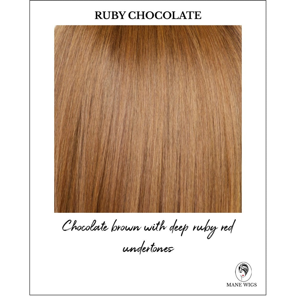 Ruby Chocolate-Chocolate brown with deep ruby red undertones