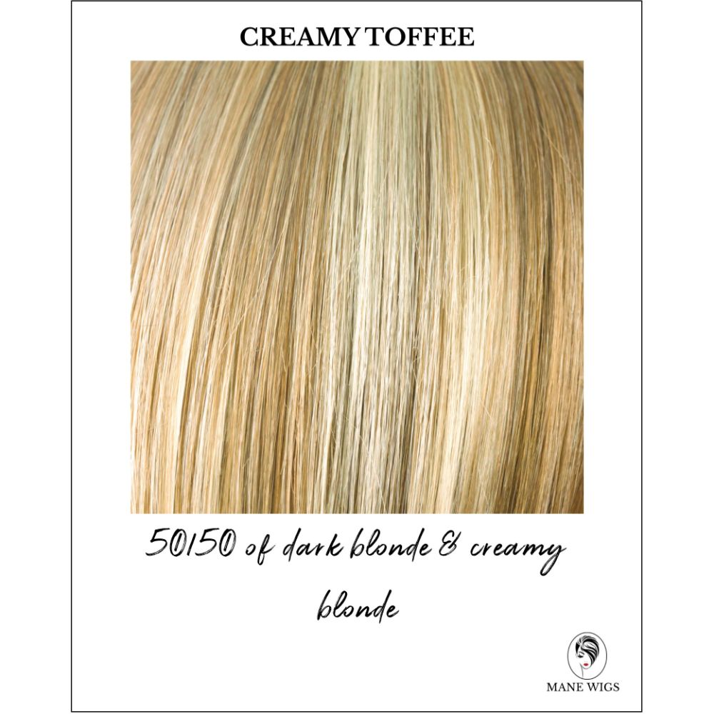 Creamy Toffee-50/50 of dark blonde & creamy blonde 