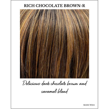 Rich Chocolate Brown-R-Delicious dark chocolate brown and caramel blend