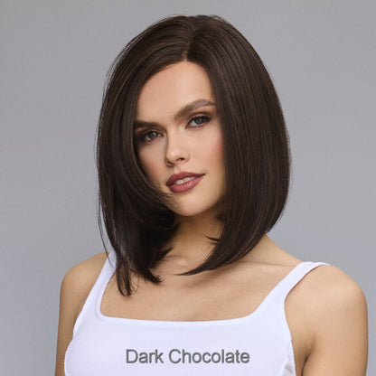 River by Alexander Couture wig in Dark Chocolate Image 1