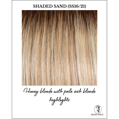 Shaded Sand (SS16/21)-Honey blonde with pale ash blonde highlights