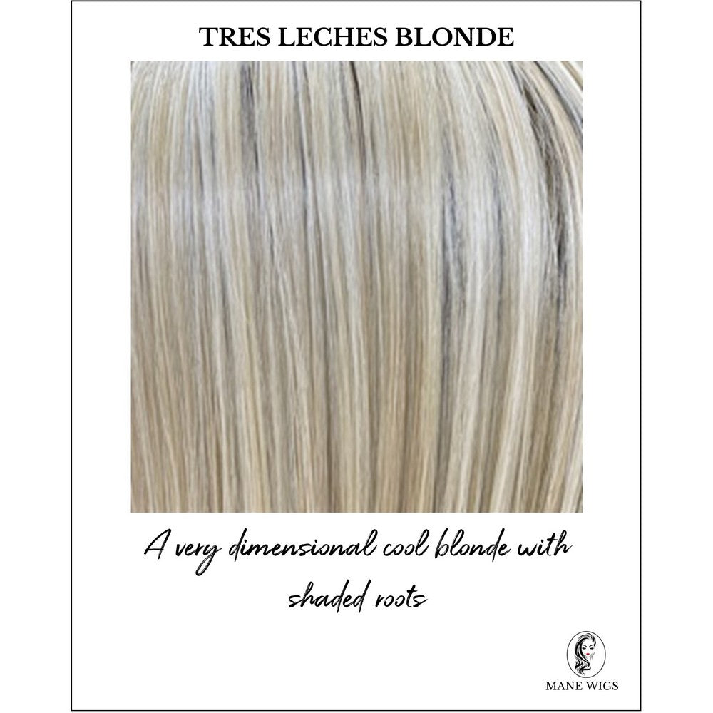 Tres Leches Blonde-A very dimensional cool blonde with shaded roots