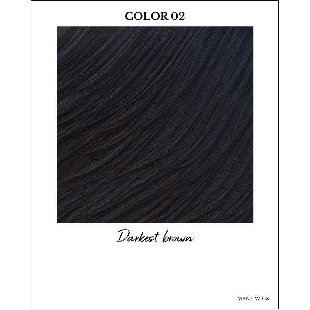 COLOR 02-Darkest brown