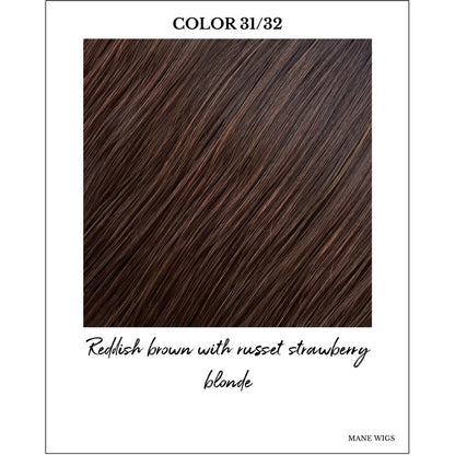 COLOR 31/32-Reddish brown with russet strawberry blonde