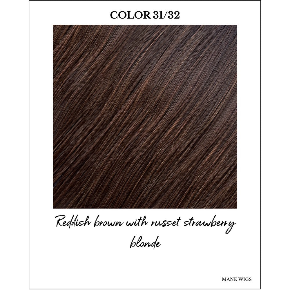 COLOR 31/32-Reddish brown with russet strawberry blonde