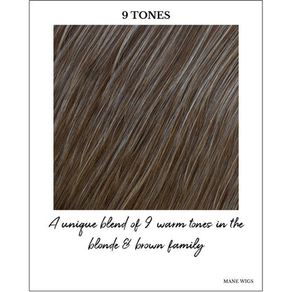 9 Tones-A unique blend of 9 warm tones in the blonde & brown family